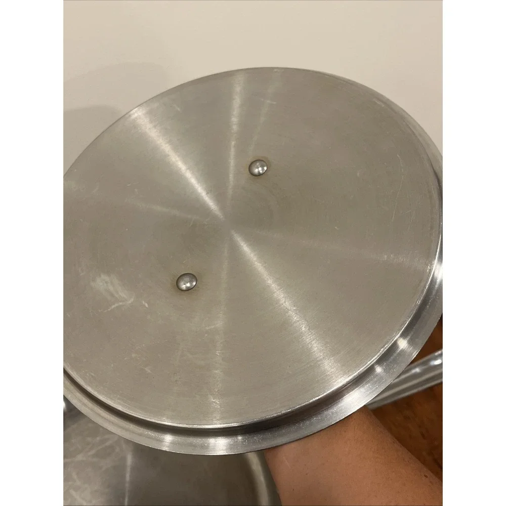 ALL CLAD STAINLESS STEEL SAUTE FRYING PAN AND LID 11